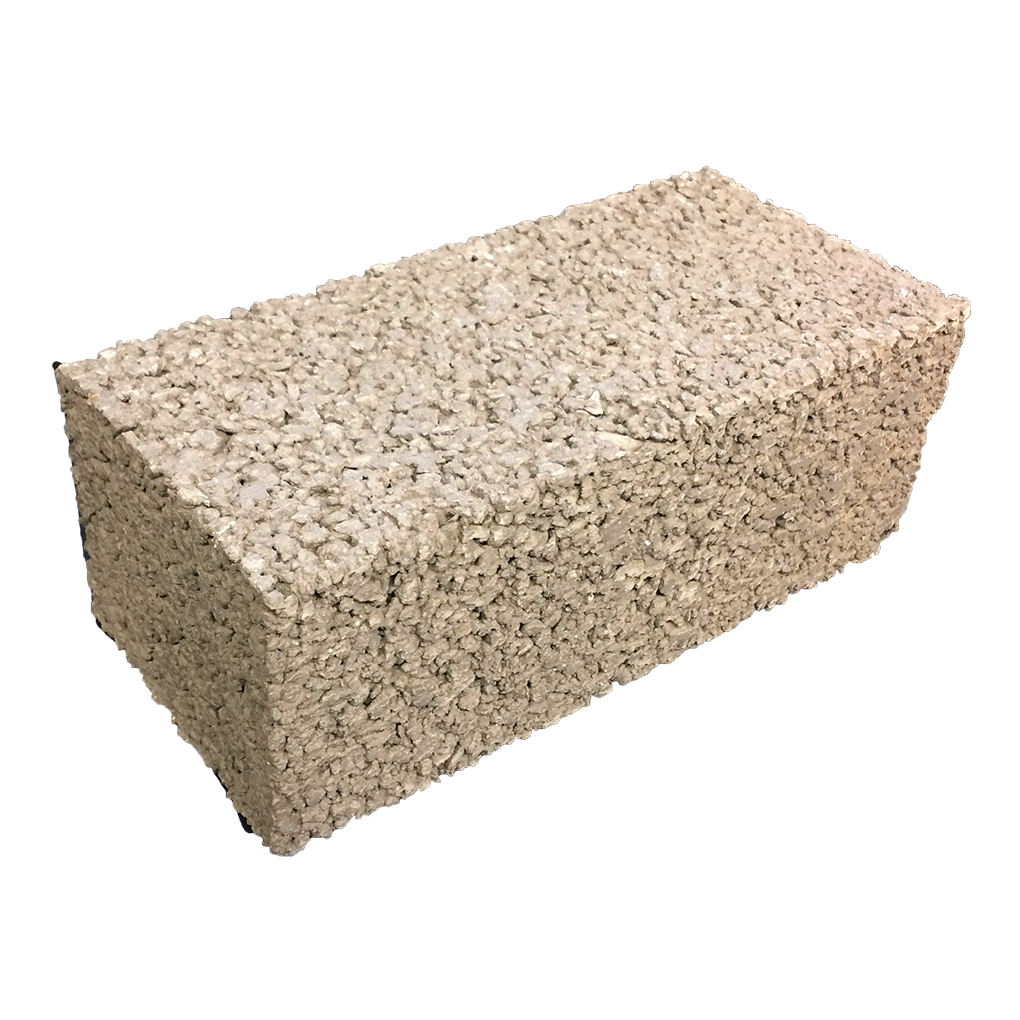 BIA Gevelsteen Maasformaat Beton Antraciet Structuur - 156st